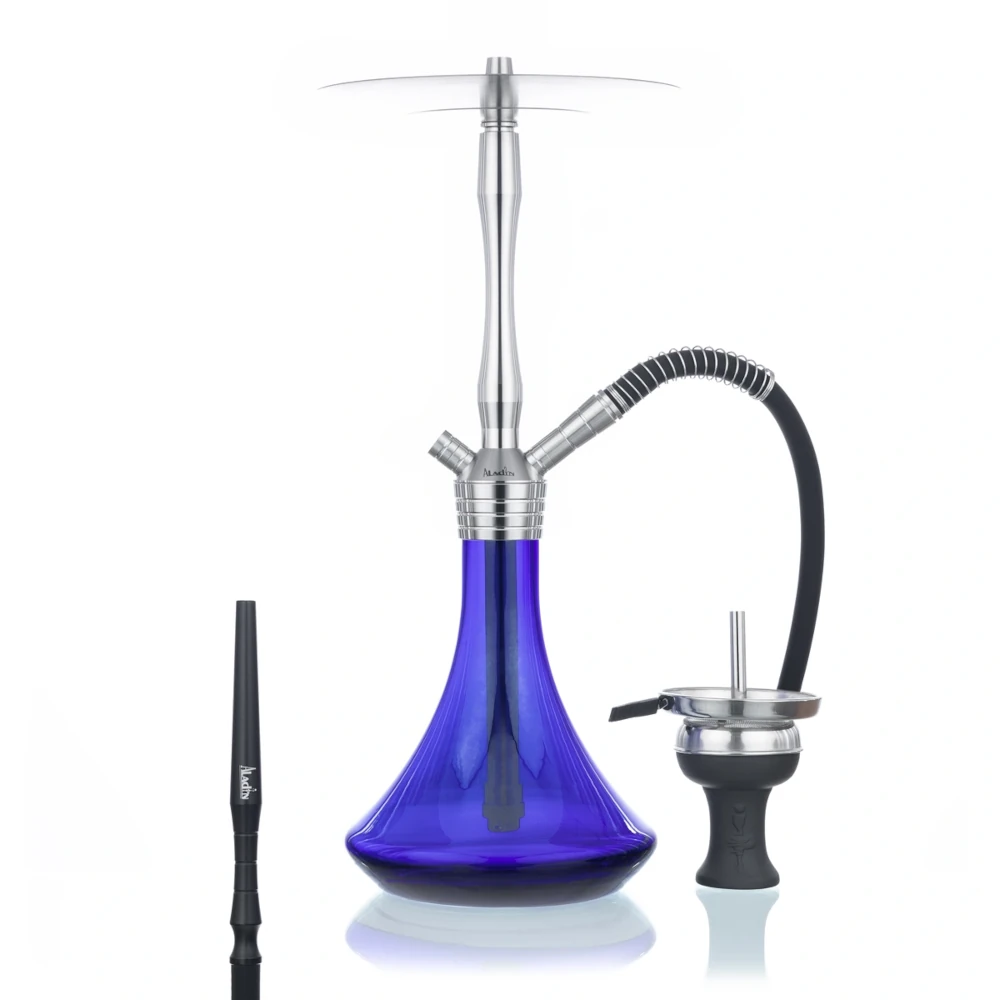 Aladin MVP 460 Gastro Shiny Blue - Model 1 Glass 1 Hookah
