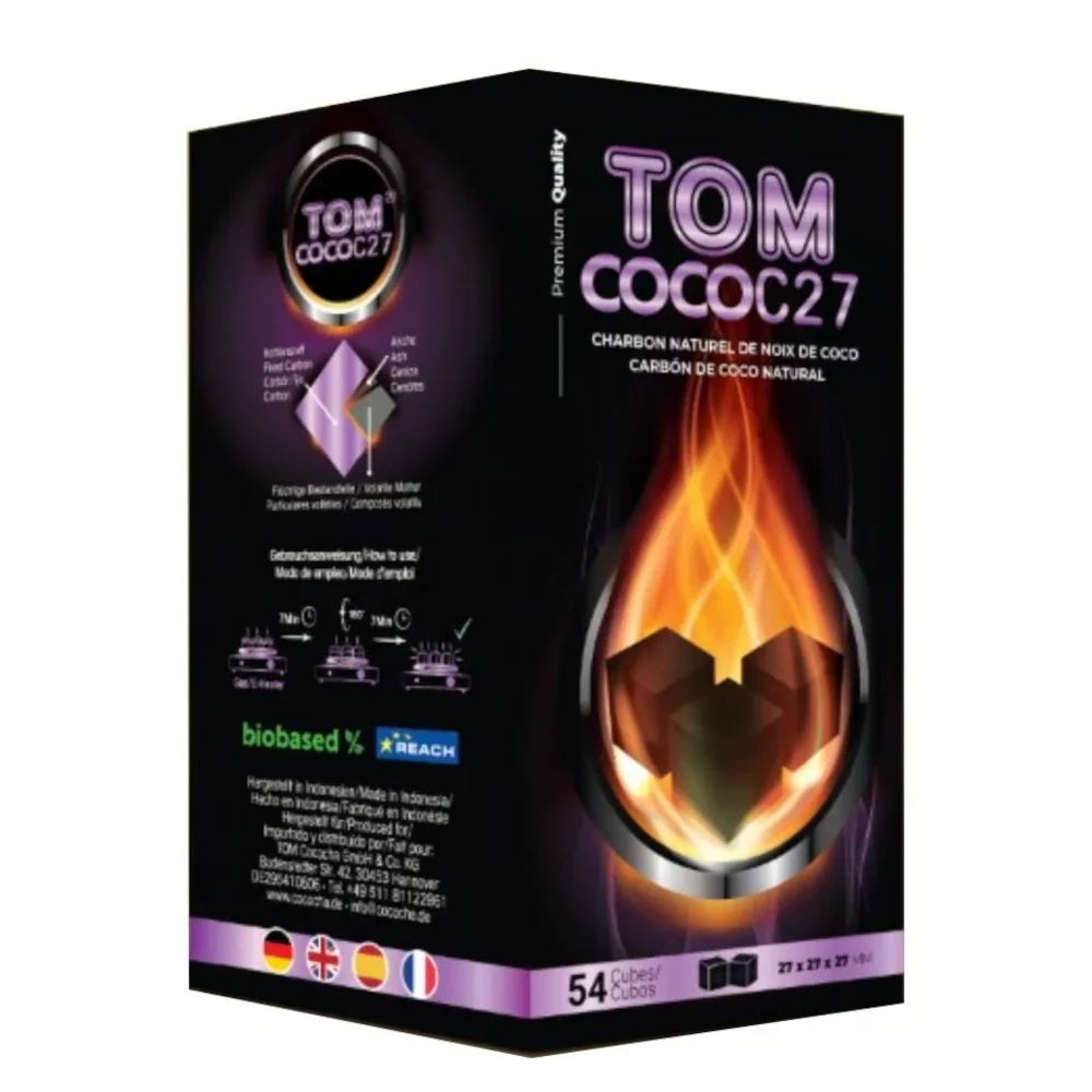 Tom Cococha C27 hookah charcoal (27mm)