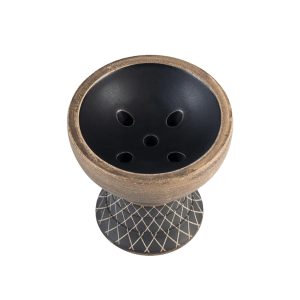 Alpha Bowl Turk Design Black Matte Bowl