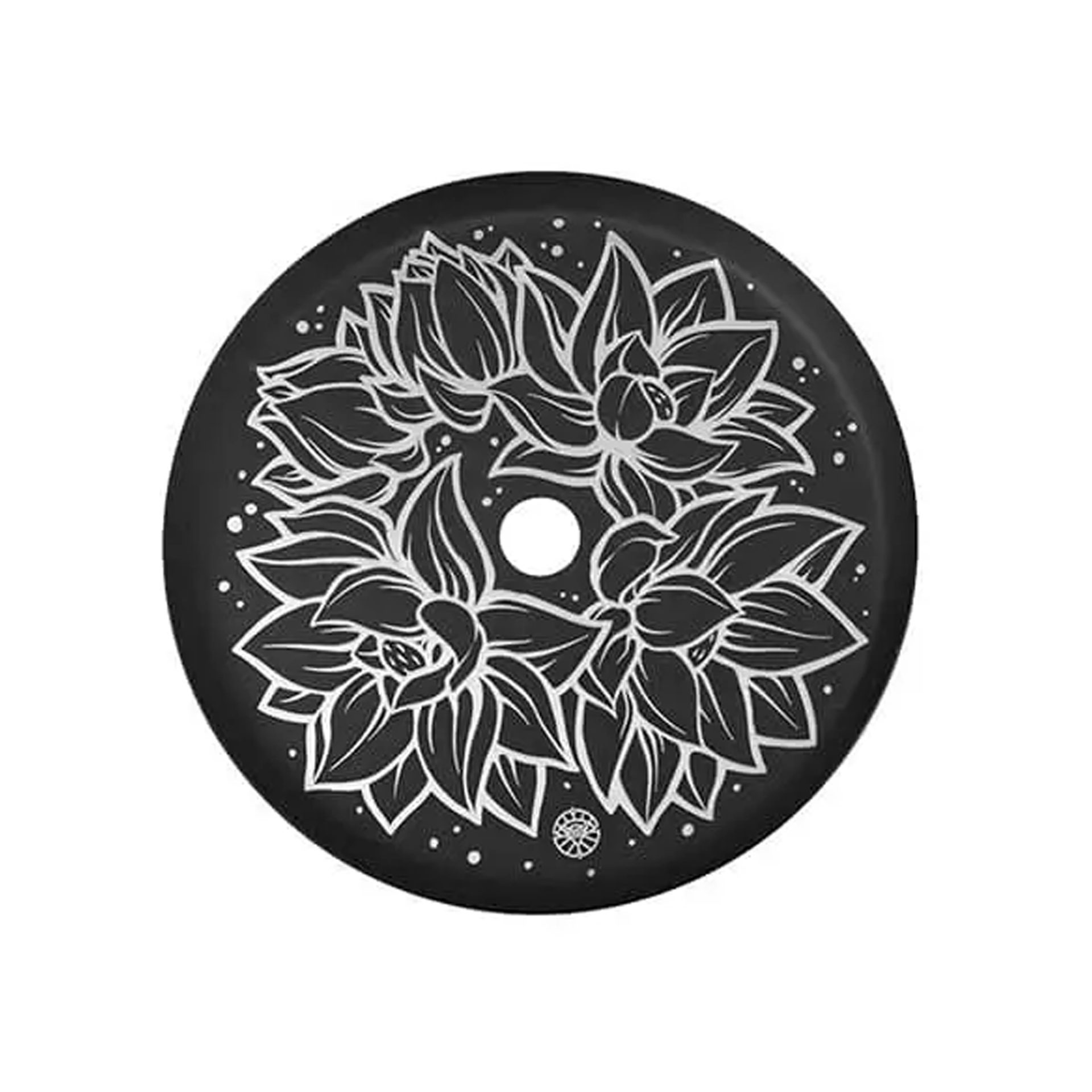 Alpha Hookah Lotus ash plate