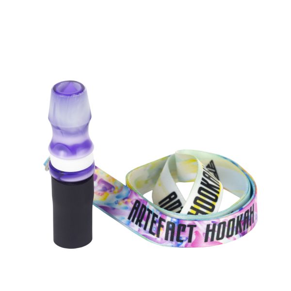 Artefact Purple White personal mouth tip