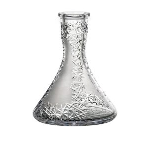 Caesar Bohemia Glass Frozen VI Hookah Vase