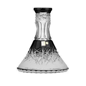Caesar Bohemia Hoarfrost Down Black Hookah Vase