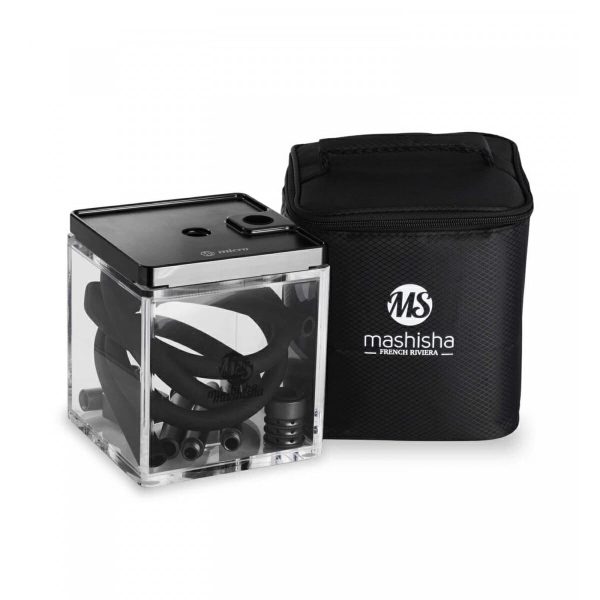 MS Micro Black/Silver Hookah - Image 2