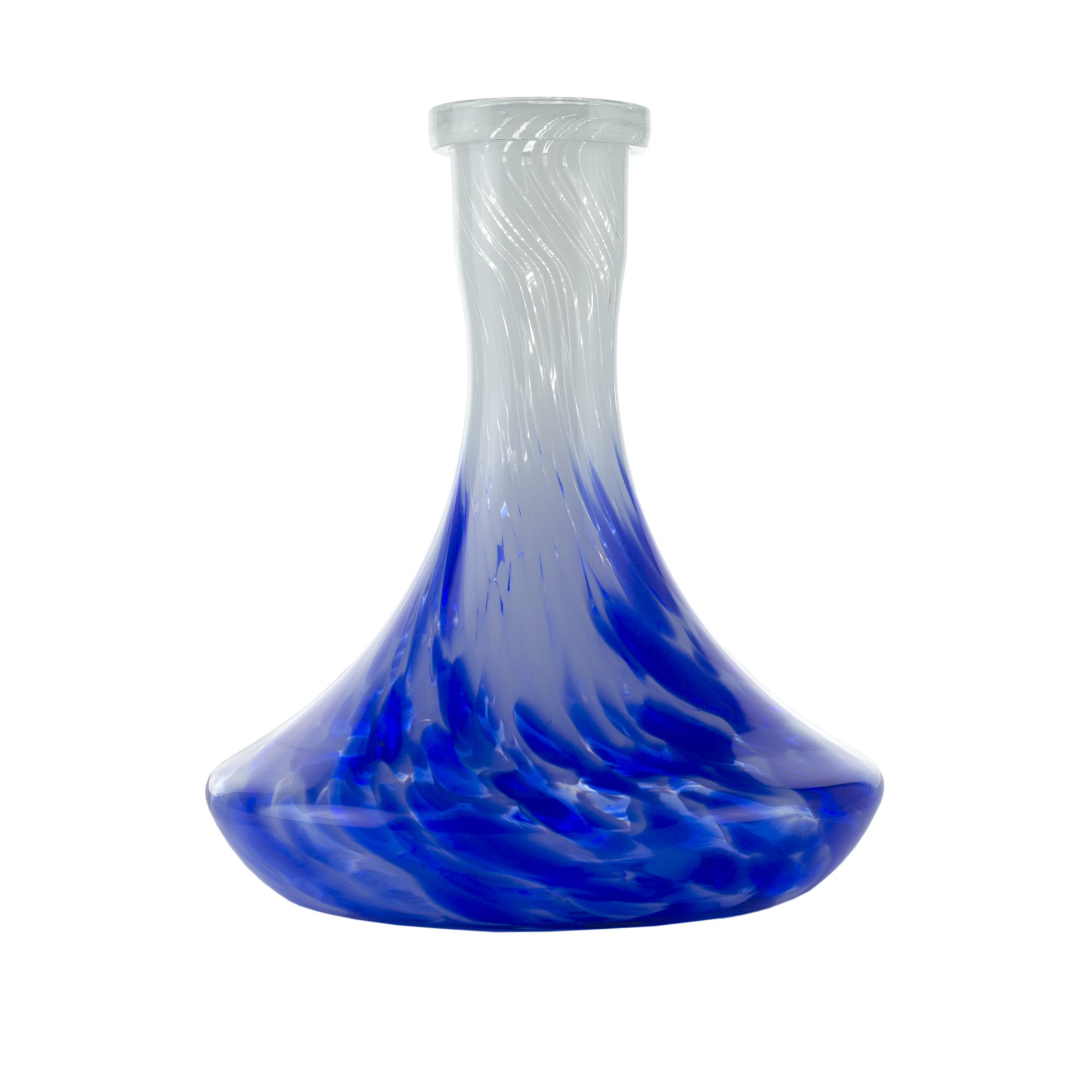 Classic Blue-white Crumble Hookah Vase