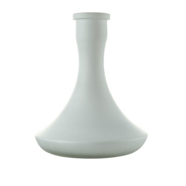 Classic White Matt Hookah Vase