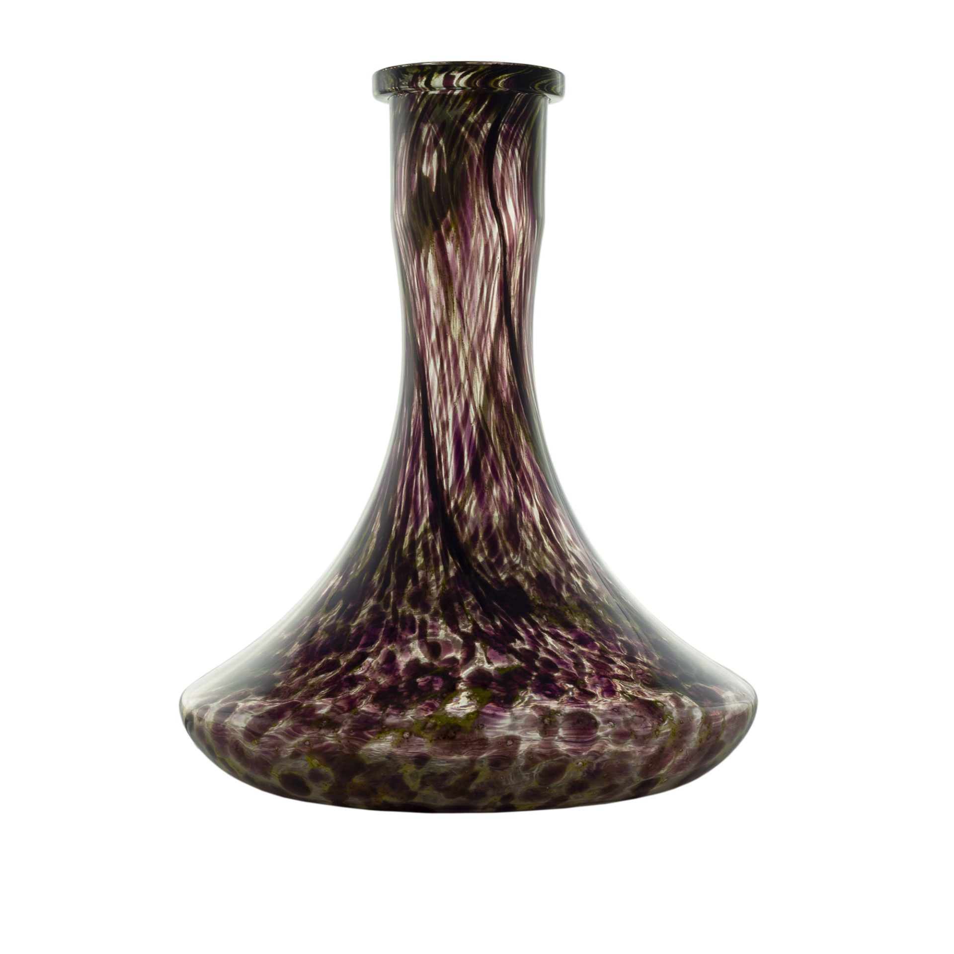 Classic Yellow Purple Marble Hookah Vase