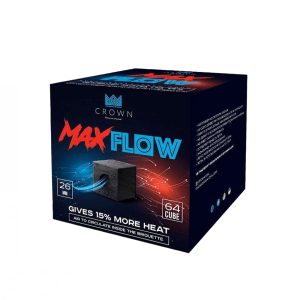 Crown MaxFlow hookah charcoal 1kg (26mm)