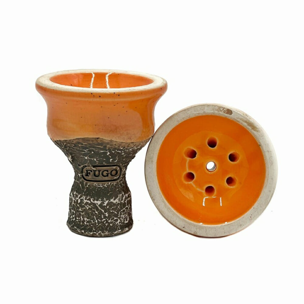 Fugo UPG Glaze Orange Bowl