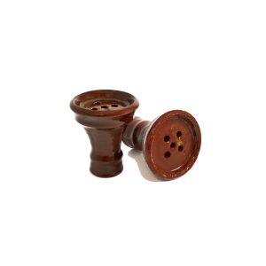 Traditional Flat Brown Bowl