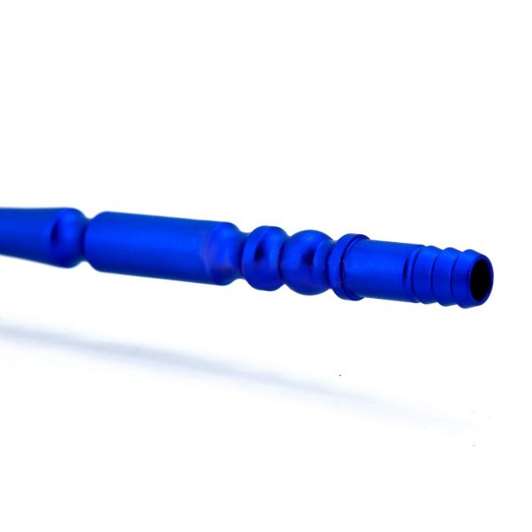 Dschinni Aluminum Hokus Pokus Matte Blue hookah mouthpiece - Image 2
