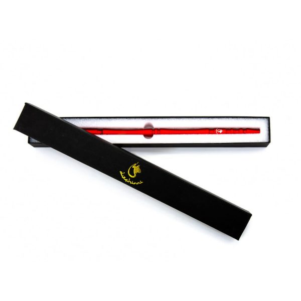 Dschinni Aluminum Hokus Pokus Matte Red hookah mouthpiece - Image 2