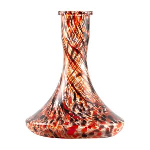 Classic Red Black Dots Hookah Vase