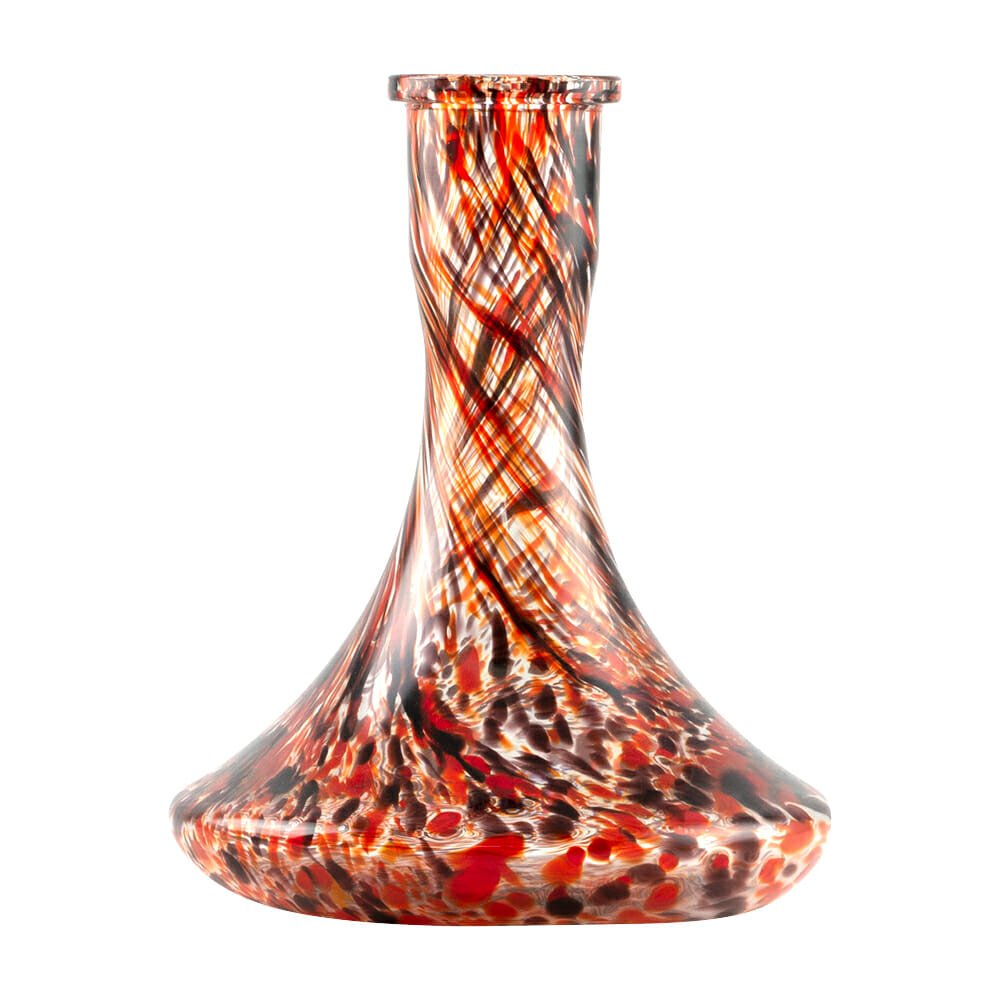 Classic Red Black Dots Hookah Vase