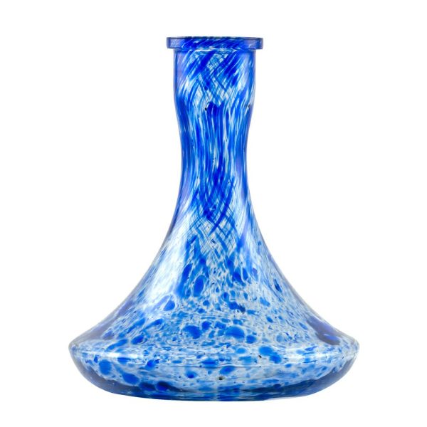 Classic Blue Dots Hookah Vase