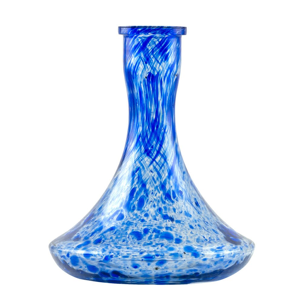 Classic Blue Dots Hookah Vase