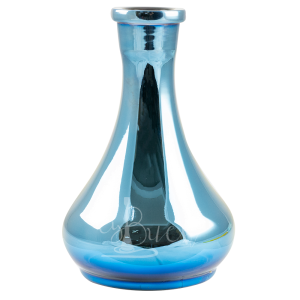 Drop Chrome Violet Hookah Vase