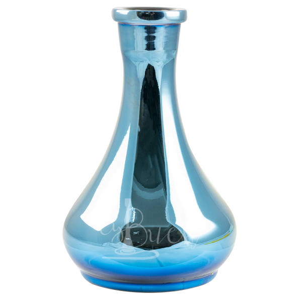 Drop Chrome Violet Hookah Vase