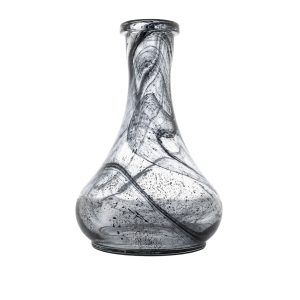 Drop Black Alabaster Hookah Vase