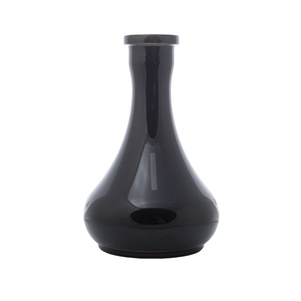 Drop Black Gloss With Window Hookah Vase