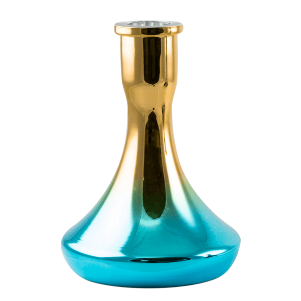 Classic Gold Turquoise Hookah Vase