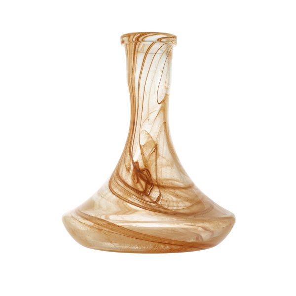 Classic Orange Alabaster Hookah Vase