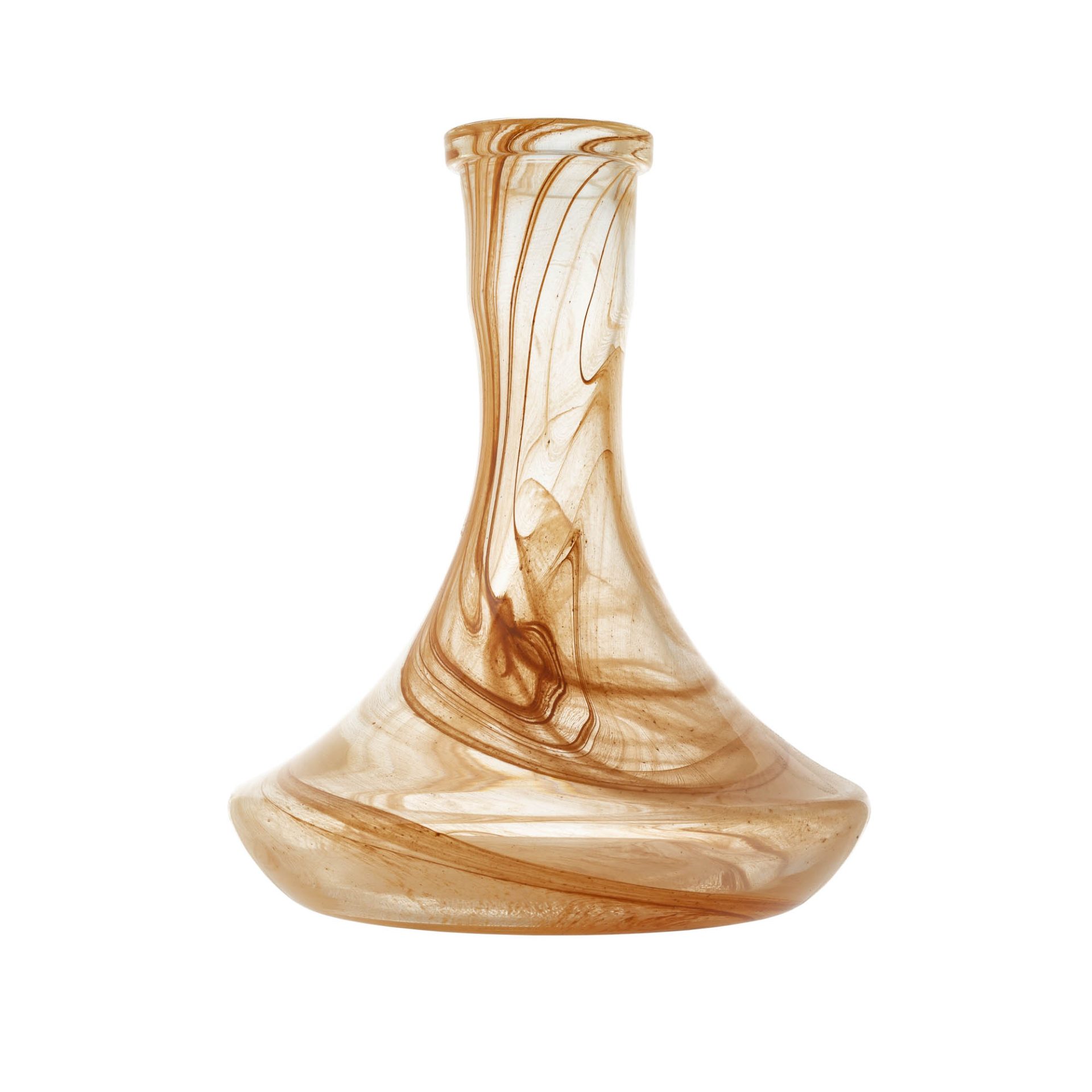 Classic Orange Alabaster Hookah Vase