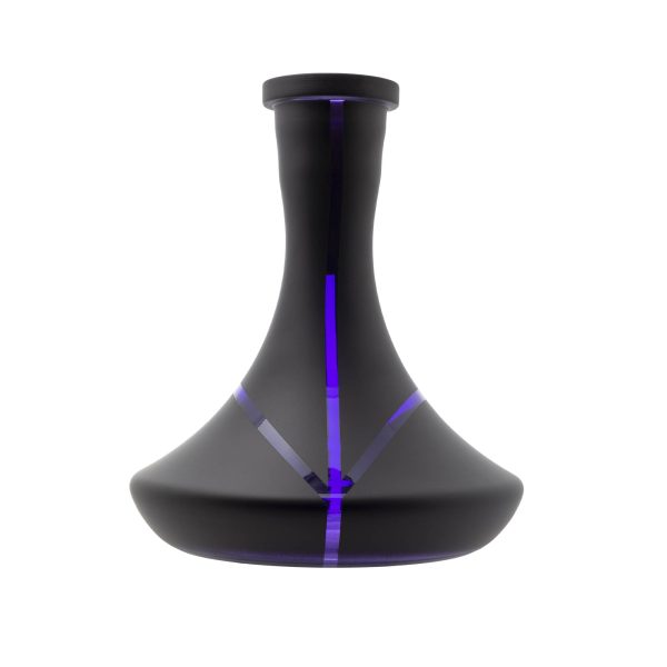 Hookah Vase Classic Purple Stripes