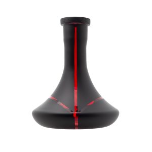 Classic Red Stripes Hookah Vase