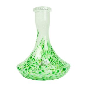 Classic White Green Hookah Vase