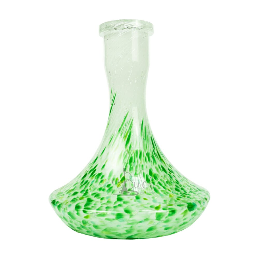 Classic White Green Hookah Vase