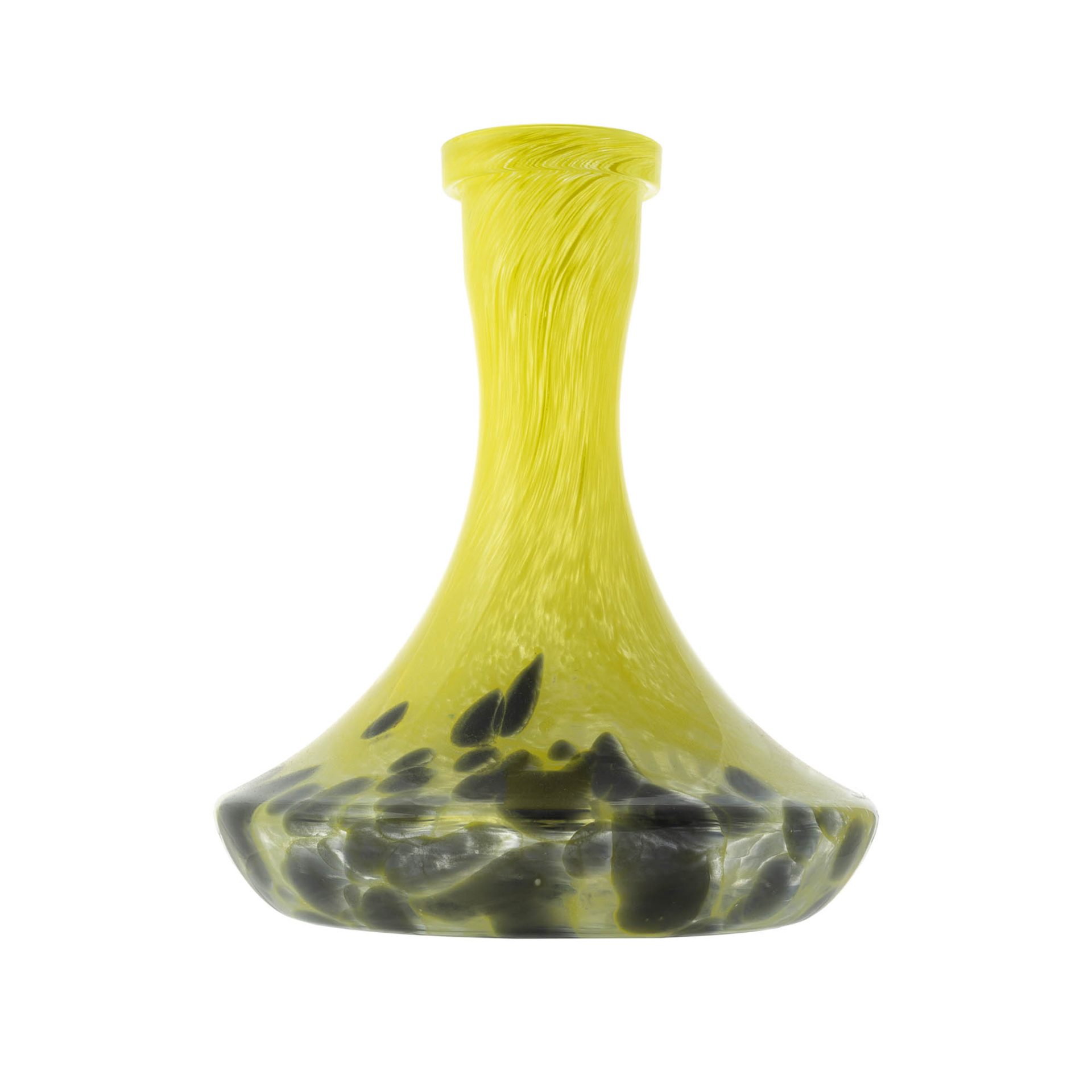 Classic Yellow-black Crumble Hookah Vase