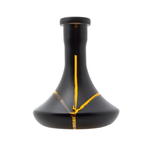 Hookah Vase Classic Yellow Stripes
