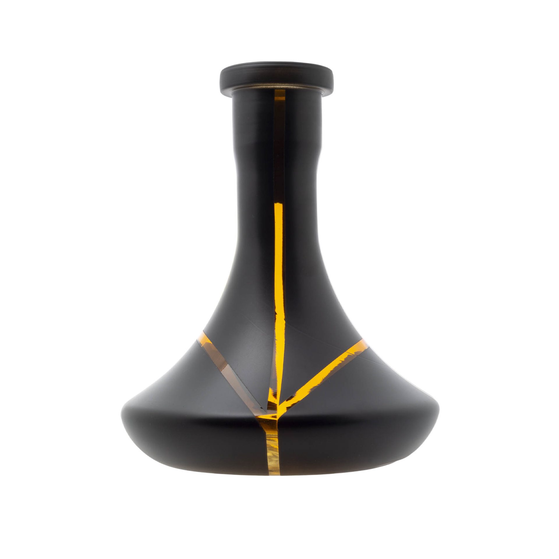 Hookah Vase Classic Yellow Stripes