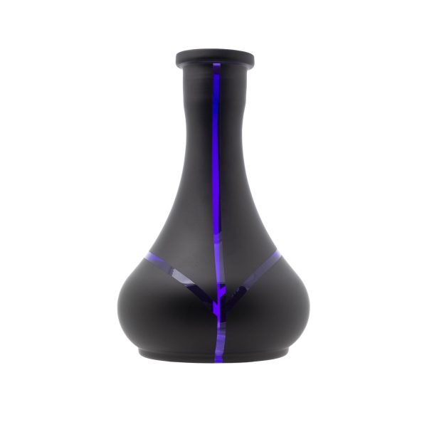 Drop Purple Stripes Hookah Vase