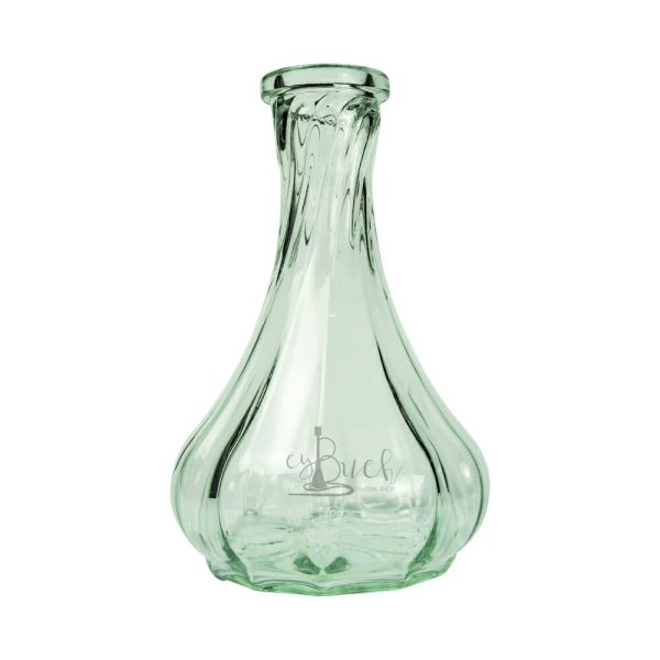 Drop Transparent Wavy No.1 Hookah Vase