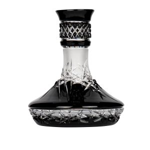Moze Exclusive Arc Hoarfrost Up Black Hookah Vase