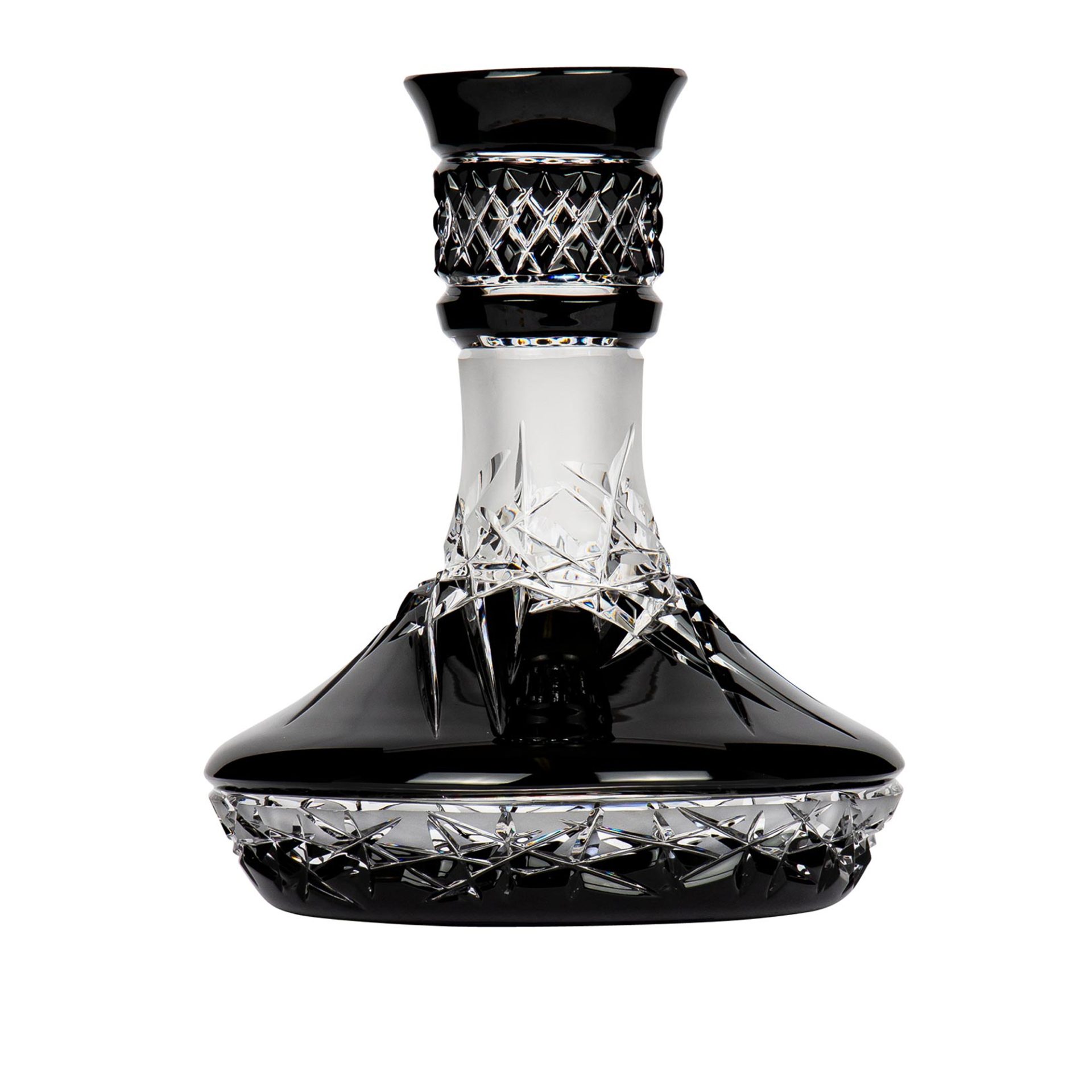 Moze Exclusive Arc Hoarfrost Up Black Hookah Vase