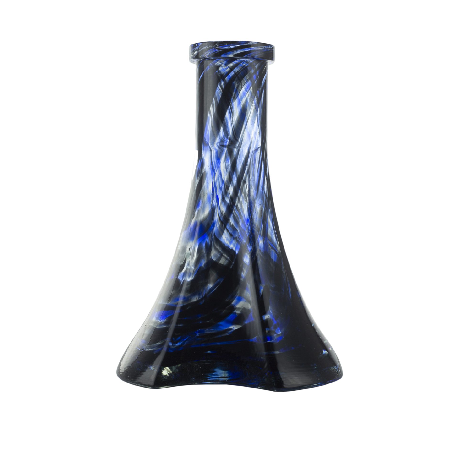 Rocket Black-blue Crumble Hookah Vase