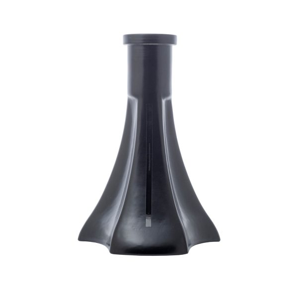 Rocket Black Matt With Window Hookah Vase