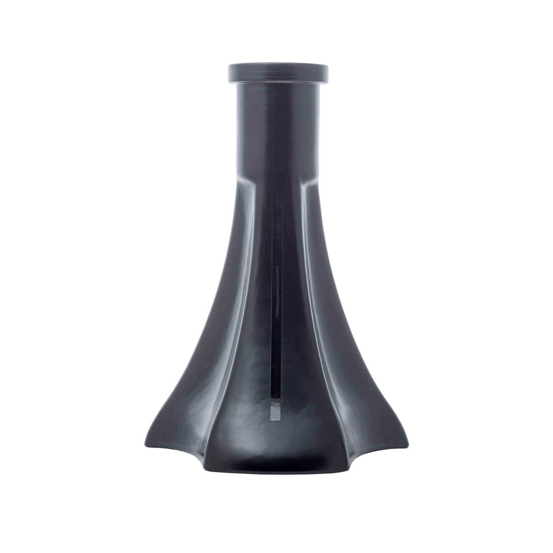 Rocket Black Matt With Window Hookah Vase