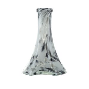 Rocket Black-white Crumble Hookah Vase