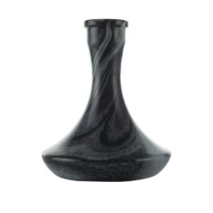 Rocket Black-white Marble Hookah Vase