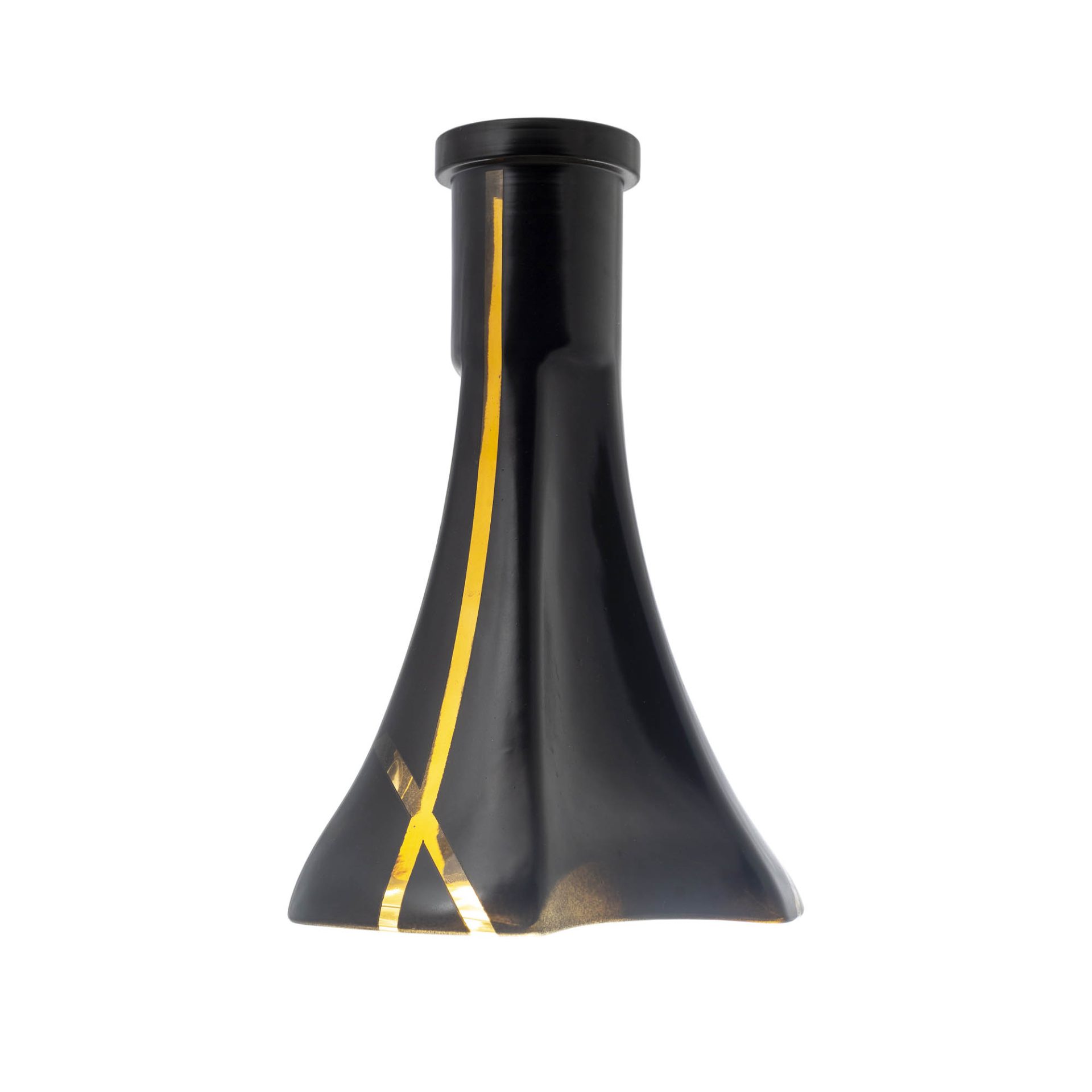Rocket Yellow Stripes Hookah Vase