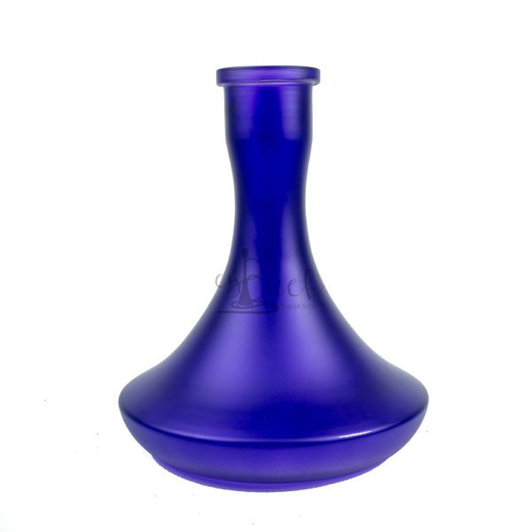 Classic Blue Matt Hookah Vase