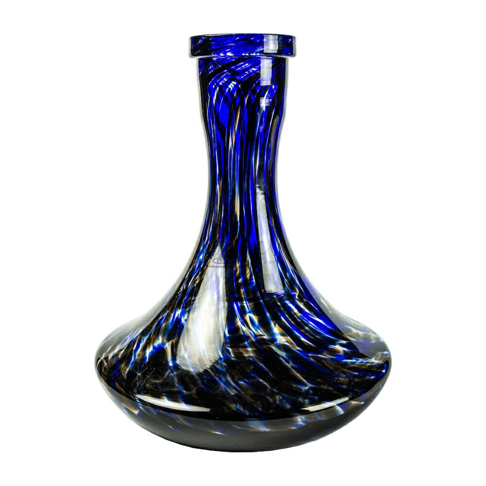 Classic Blue-black Hookah Vase