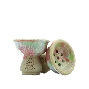 Firebowl Y Illohookah Blonda Verde Rojo Bowl