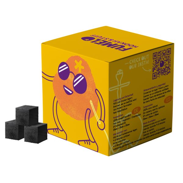 Fumelo hookah charcoal 1kg (26mm) - Image 2