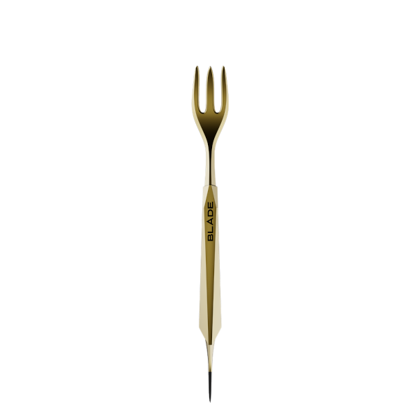 Blade Gold fork and poker
