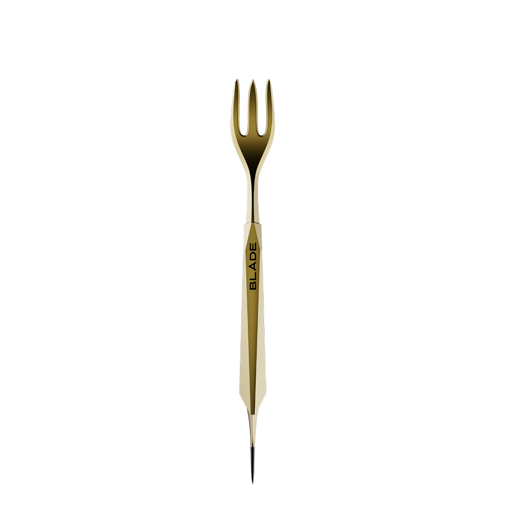 Blade Gold fork and poker